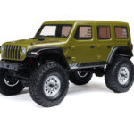 AXIAL 1/24 SCX24 2019 Jeep Wrangler JLU CRC 4X4 RTR Brushed Rock Crawler (Battery & Charger Included), Green