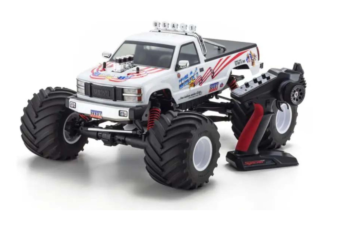 Kyosho USA-1 VE 1:8 4WD Readyset EP (Torx8-Brainz8 ESC) without batteries - charger