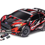 TRAXXAS Ford Fiesta ST Rally 1/10 4WD TQ Red BL-2S (with Battery – charger)