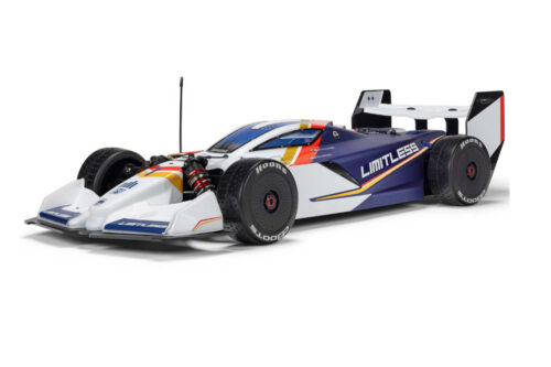 ARRMA 1/7 LIMITLESS 8S AVC 4X4 RTR Brushless Street Speed, White/Blue (without Battery - Charger)