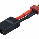 ABSIMA Adapter with cable T-plug (M) suitable for Traxxas (F) 50mm