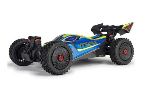 ARRMA 1/8 TYPHON 223S DSC 4X4 RTR Brushless Buggy, Blue (without Battery - Charger)