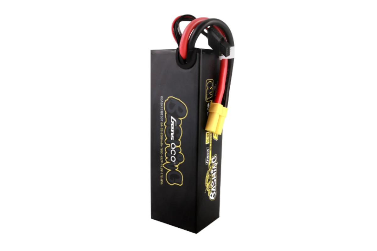 Gens ace G-Tech 8000mAh 14.8V 100C 4S2P Lipo Battery Pack with EC5-Bashing Series
