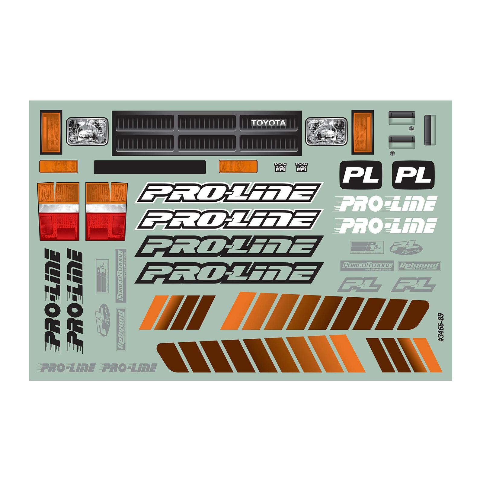 PROLINE 1/10 1985 Toyota HiLux SR5 Clear Body 12.3" (313mm) Wheelbase Crwlrs (ΑΒΑΦΟ ΚΑΠΑΚΙ LEXAN ΓΙΑ RC CRAWLERS) - Image 5