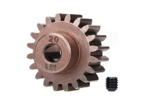 TRAXXAS Pinion Gear 20T 1.0M for 5mm Shaft (Only with Steel Spur Gear) 6494X