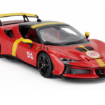 BURAGO 1/18 FERRARI - SF90 XX N 51 24h LE MANS WINNER LIVERY - EXCLUSIVE