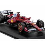 1/43 BURAGO - FERRARI - F1 SF-25 TEAM SCUDERIA FERRARI HP N 16 SEASON 2025 CHARLES LECLERC - WITH PILOT AND SHOWCASE