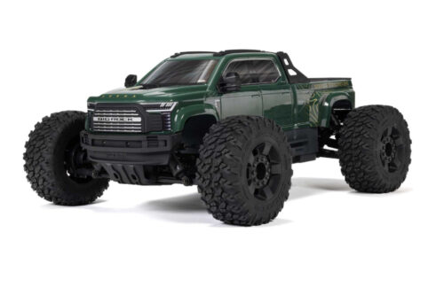 ARRMA 1/10 BIG ROCK 223S DSC 4X4 RTR Brushless Monster Truck, Green (without battery - charger)