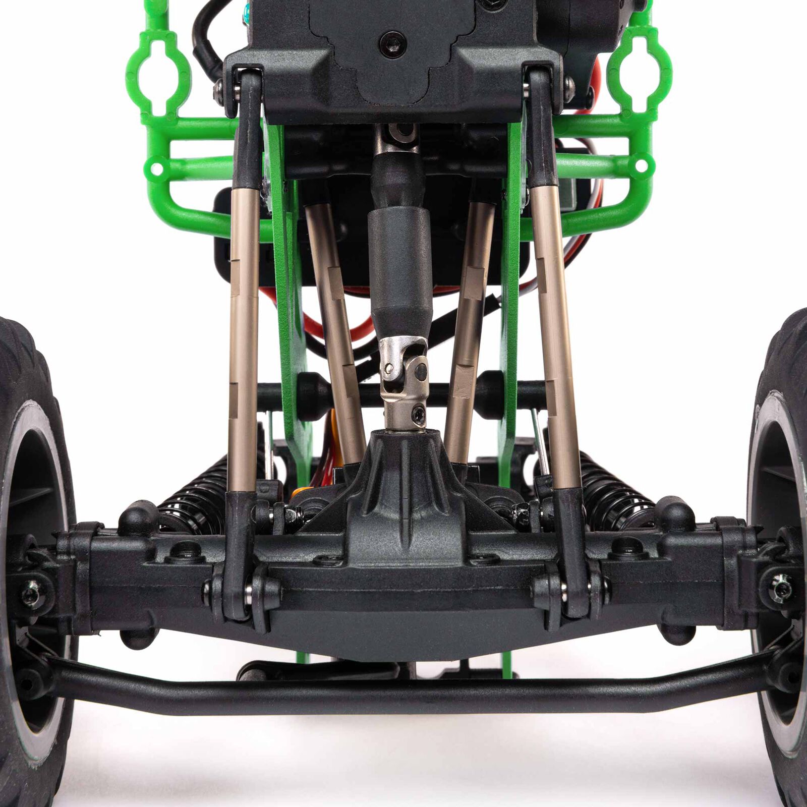 LOSI 1/18 Mini LMT Grave Digger 2S 4X4 RTR Brushed Monster Truck (Battery & Charger Included), Green - Image 10