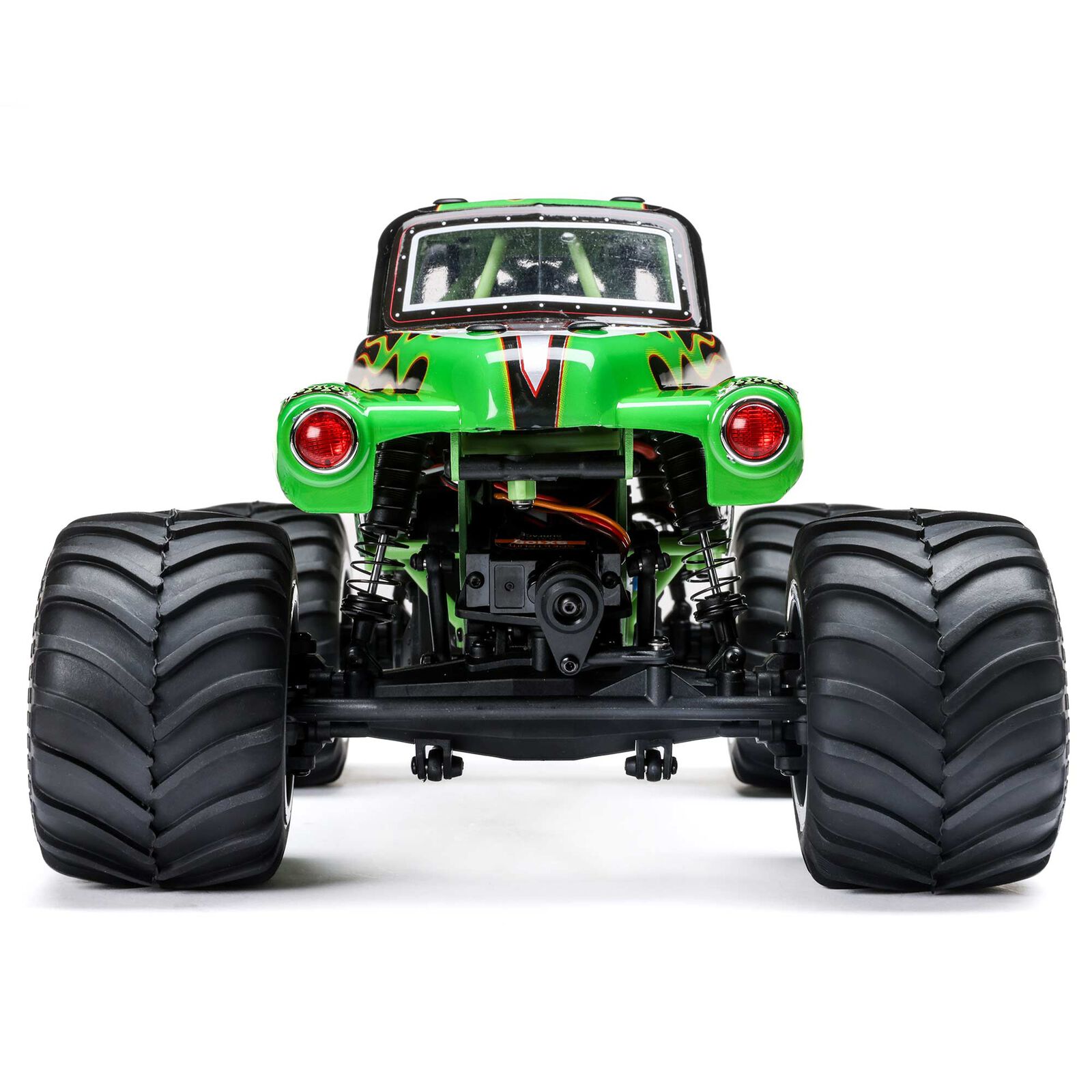 LOSI 1/18 Mini LMT Grave Digger 2S 4X4 RTR Brushed Monster Truck (Battery & Charger Included), Green - Image 5
