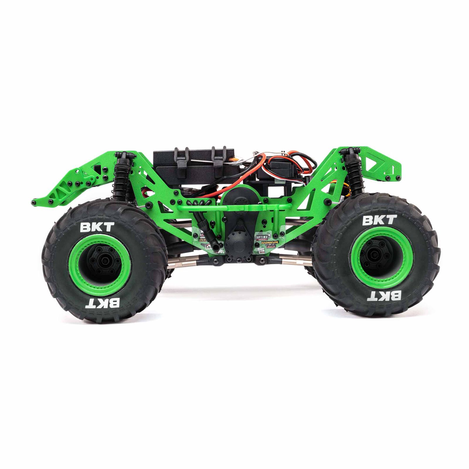 LOSI 1/18 Mini LMT Grave Digger 2S 4X4 RTR Brushed Monster Truck (Battery & Charger Included), Green - Image 12