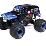 LOSI 1/18 Mini LMT Son Uva Digger 2S 4X4 RTR Brushed Monster Truck (Battery & Charger Included), Blue