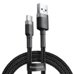 Baseus Καλώδιο USB-C Cafule 2A 2m (Γκρι/ Μαύρο) CATKLF-CG1