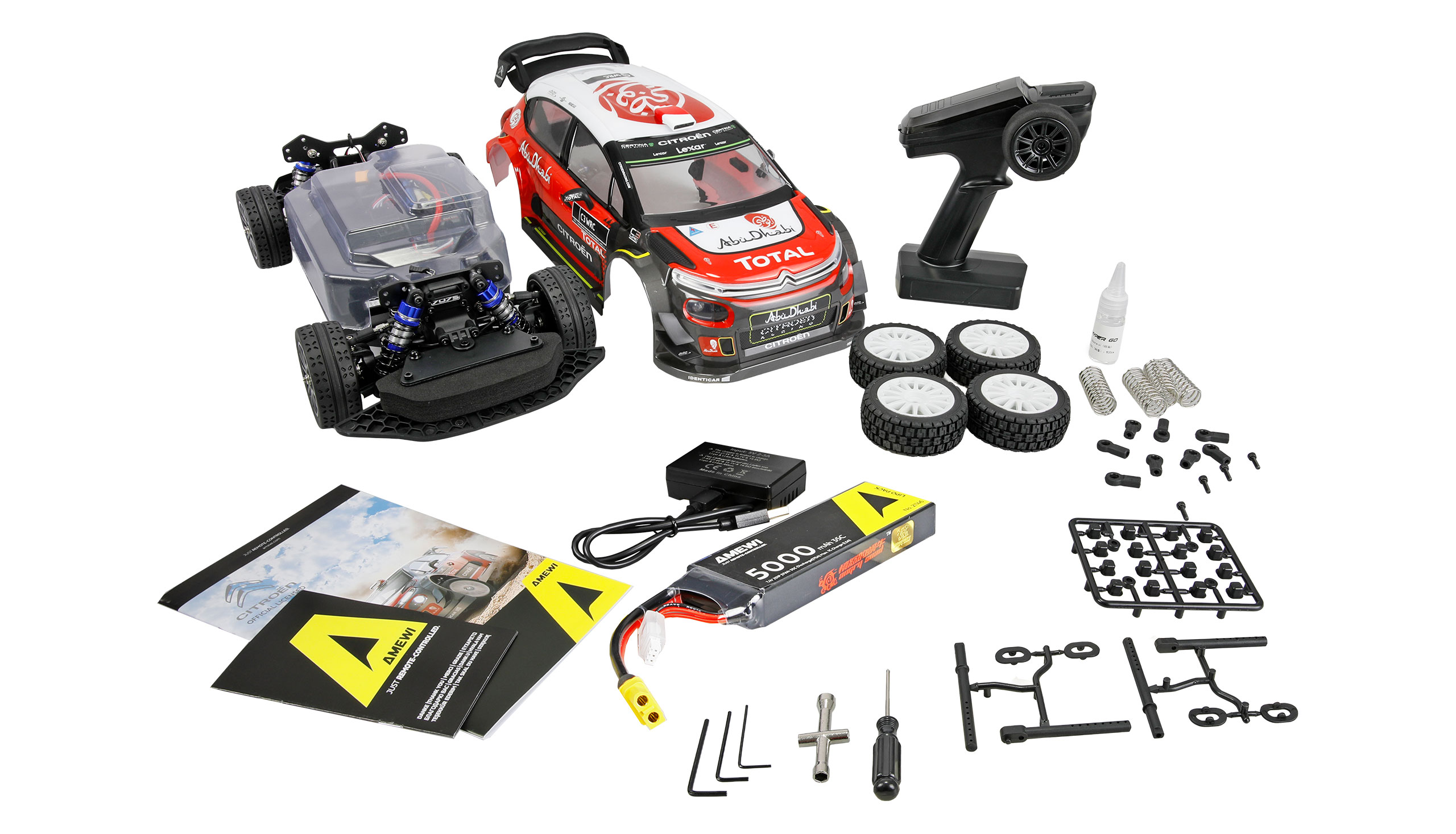 MJX Hyper Go Citroen C3 WRC Rallye brushless 4WD 1/10 RTR - Image 2
