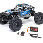 AXIAL 1/18 UTB18 Capra 4WS 4X4 RTR Brushed Rock Crawler (Battery & Charger Included), Blue
