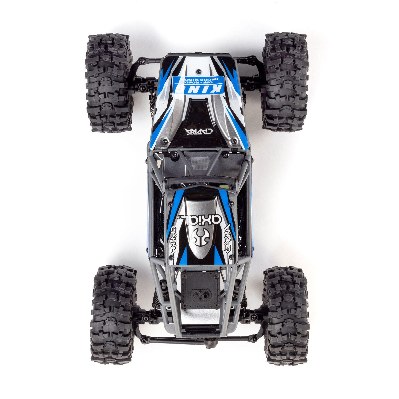 AXIAL 1/18 UTB18 Capra 4WS 4X4 RTR Brushed Rock Crawler (Battery & Charger Included), Blue - Image 11