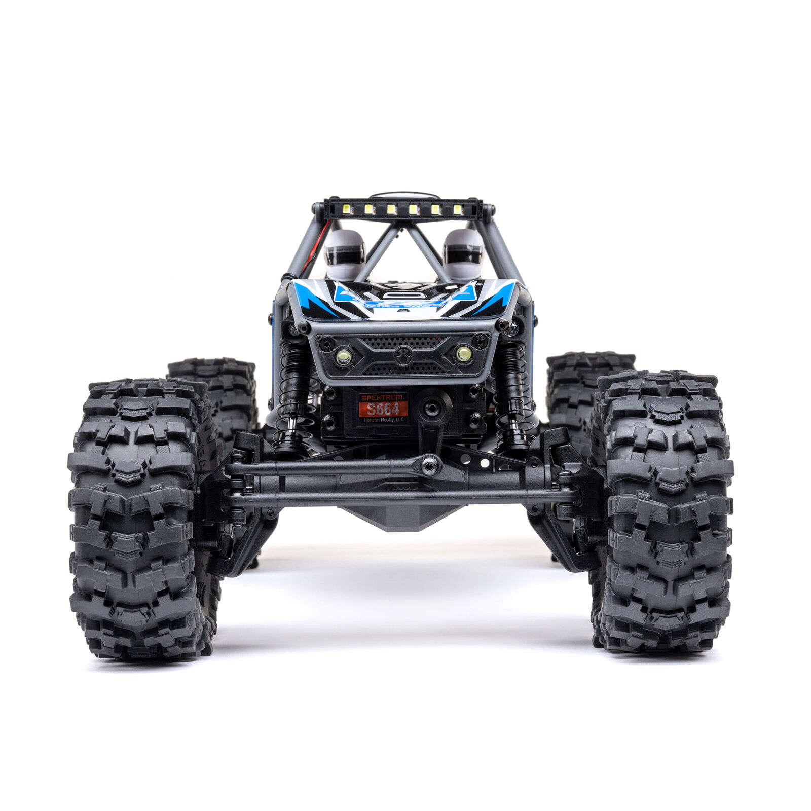 AXIAL 1/18 UTB18 Capra 4WS 4X4 RTR Brushed Rock Crawler (Battery & Charger Included), Blue - Image 12