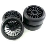ABSIMA 1:10 Drift Wheel Set ""The Pimp"" black (4)