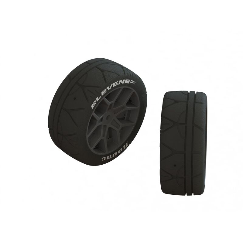 ARRMA dBoots ELEVENS 35/085 2.4 White Tire Set (1 Pair) 14mm HEX